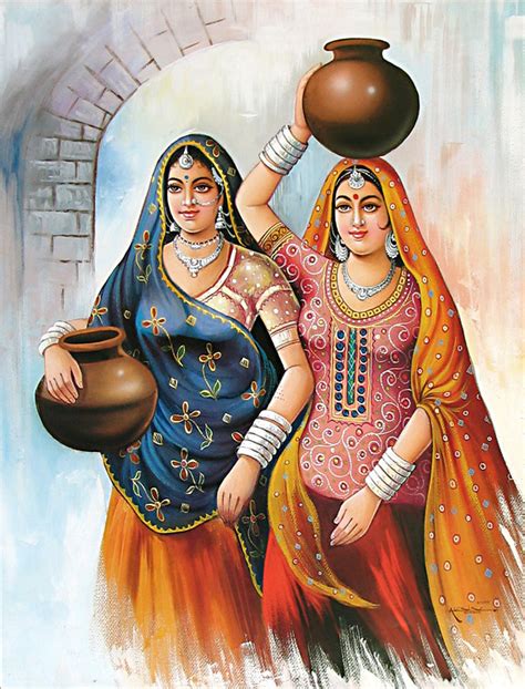 Beautiful Indian Female Paintings Design Blog With Art