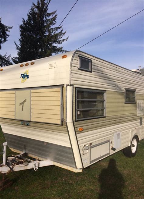 Terry 19 Ft Trailer Very Clean His A Awning Good Tires200000 Or