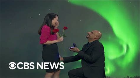 Cbs Meteorologist Receives Dream Marriage Proposal While Filming