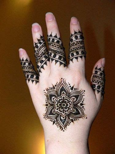 15 Cute And Easy Black Mehndi Designs With Photos Styles At Life