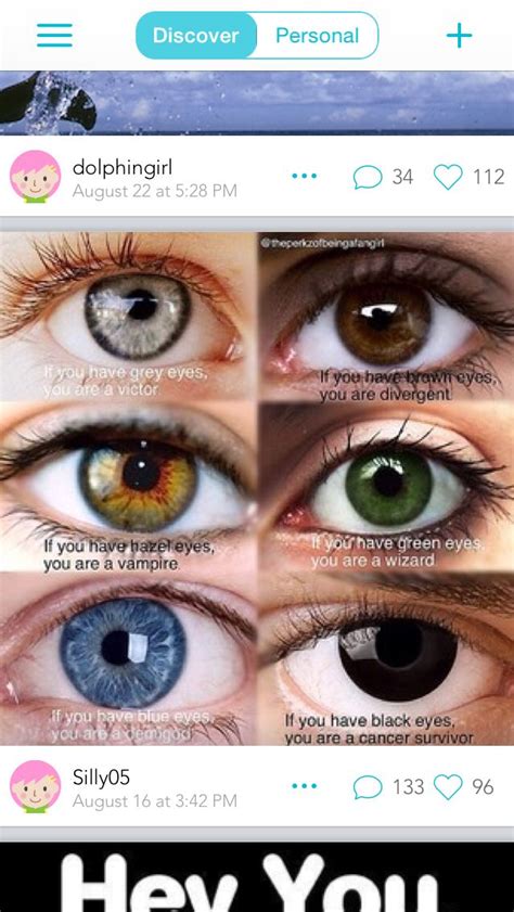 Eye Color Chart Coloring