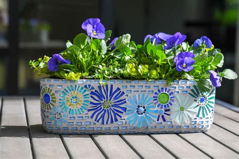 Blue Is The Color Of 2020 So Ive Been Making A Lot Of Mosaic Planters