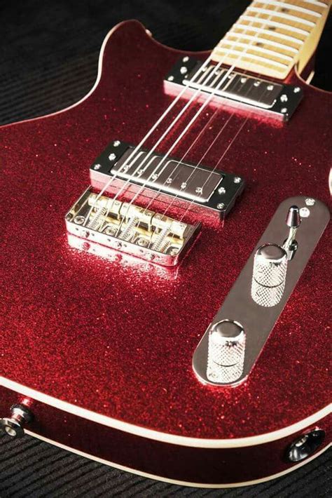 Pin By Lawrence Garza On Guitars Red Sparkle Call Her Guitar
