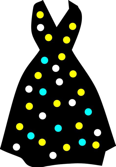 Download Dress Polka Dots Clothing Royalty Free Vector Graphic Pixabay