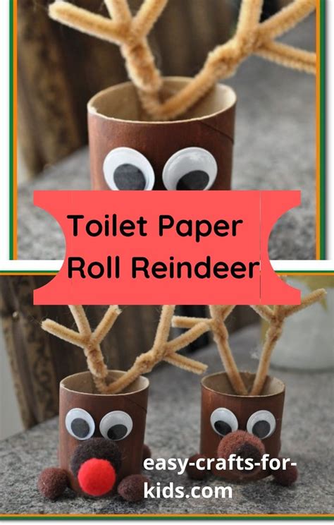 Cute Reindeer Crafts For Kids Easy Crafts For Kids