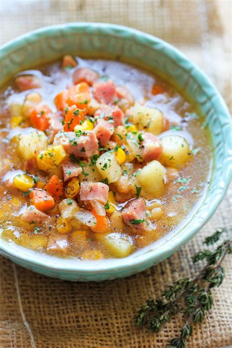 You Can Use Up Your Leftover Ham Bone To Make This Cozy Hearty Soup