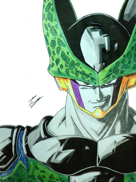 Perfect Cell Painted By Eckoslime On Deviantart