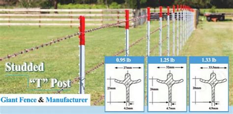 10 Ft Galvanized Iso Steel Studded T Post 10 Ft For Farm Fence