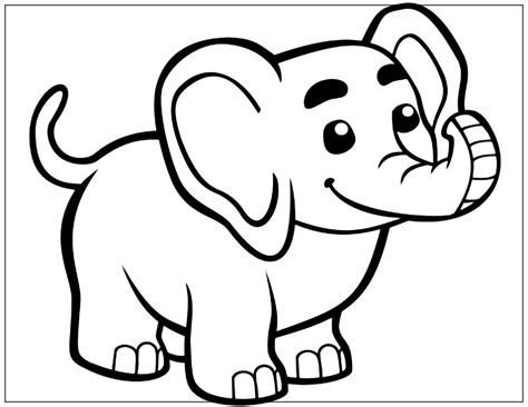 Imagenes Para Pintar De Un Elefante - Impresion gratuita