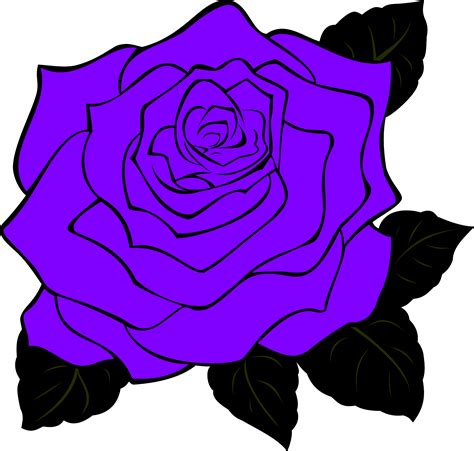 purple rose clip art at vector clip art online royalty free and public domain