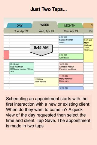 To qualify for inclusion in the online appointment scheduling category, a product must: Rendezvous for the iPad makes scheduling appointments so ...