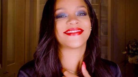 rihanna recreates wild thoughts makeup for fenty beauty tutorialhellogiggles