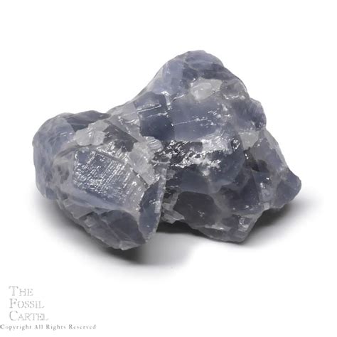 Blue Calcite Rough The Fossil Cartel