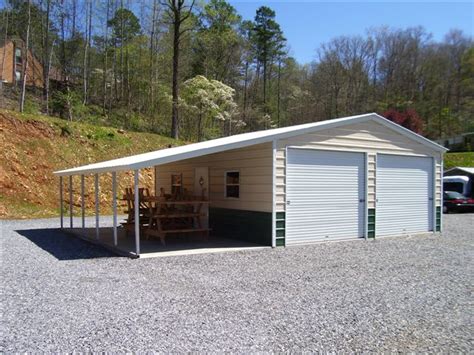 20 X 31 X 9 Vertical Roof W 12 X 31 X 6 Lean To Choice Metal Buildings