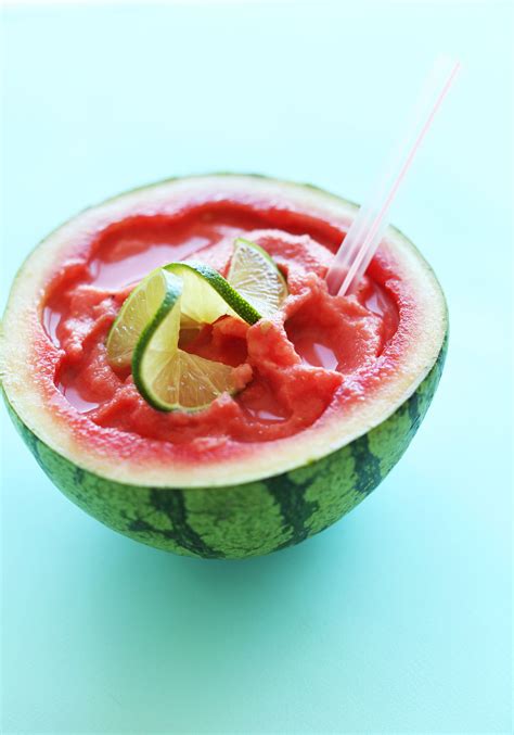 Watermelon Coconut Slushie Minimalist Baker Recipes