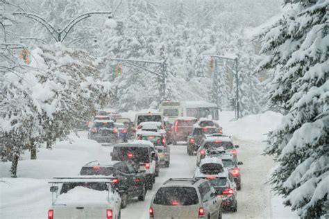 Winter Traffic Jam Stock Photos Pictures And Royalty Free Images Istock