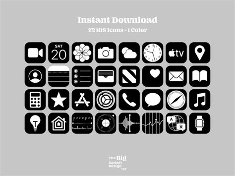 Black App Icons Pack Mahaoff