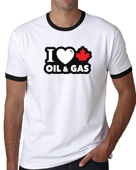 i love canadian oil and gas t shirt