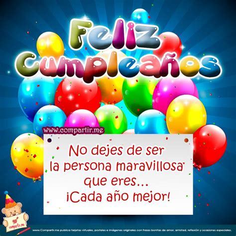 40 Best Frases De Cumpleańos Images On Pinterest Birthday Wishes