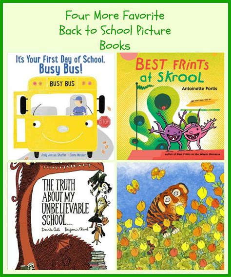 Randomly Reading Four More Favorite Back To School Picture Books
