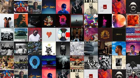 Rap Album Covers Collage Wallpaper