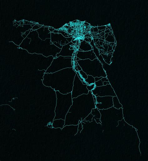 egypt population density map