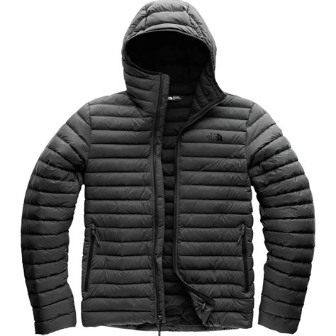 the north face stretch down hooded jacket men s