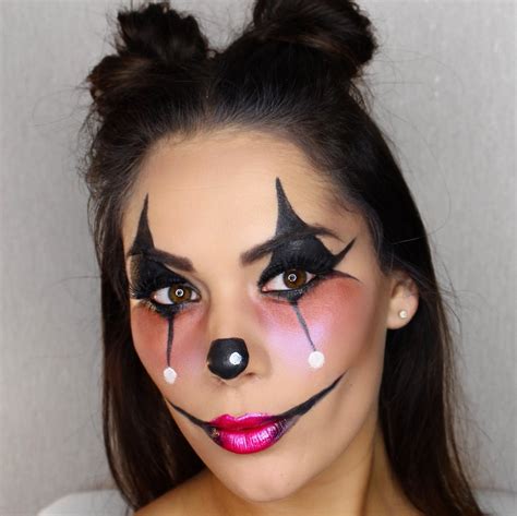 tuto maquillage clown d halloween 55 photos inspirantes halloween maquillage zenidees