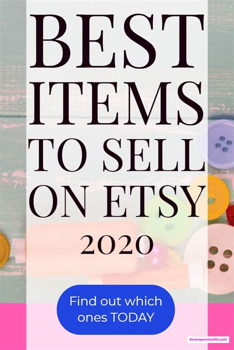 Best Selling Items On Etsy Make Money In 2020 Smartpennieslife