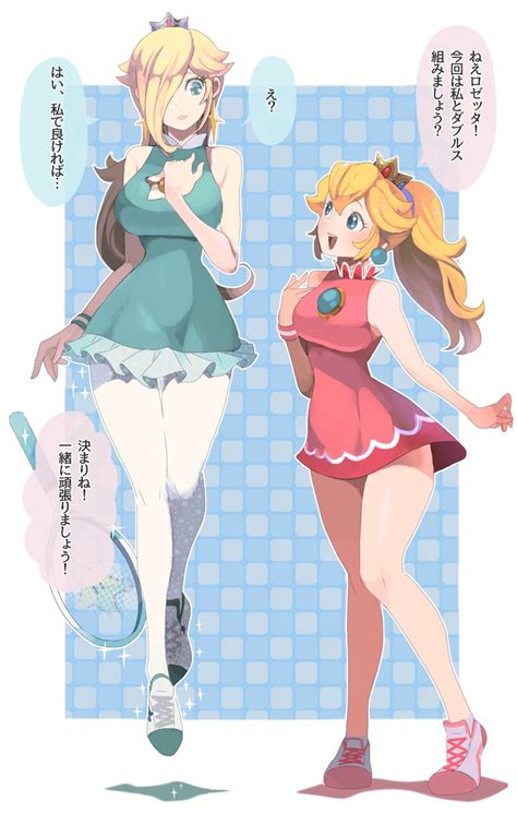 Princess Peach And Rosalina Mario And 2 More Drawn By Hoshikuzu Pan