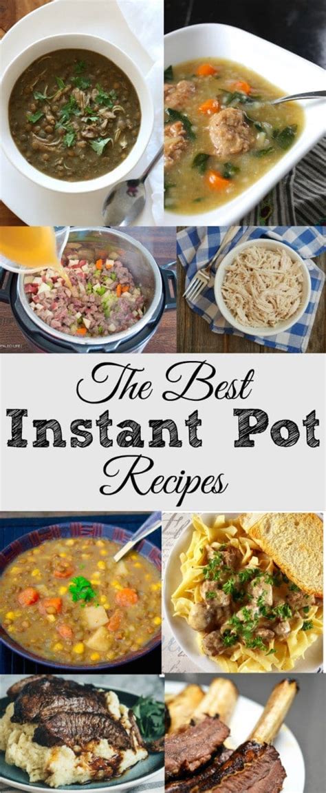 The best and easiest instant pot recipes for anyone! The best instant pot recipes · The Typical Mom