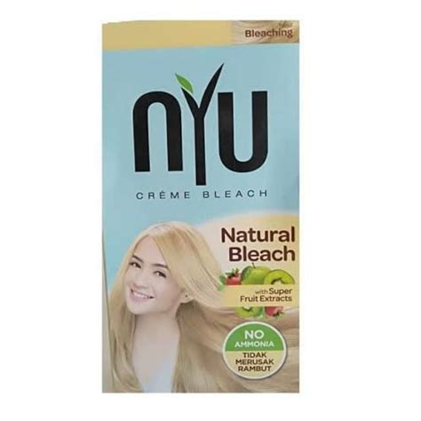NYU CREME NATURAL BLEACHING CAT RAMBUT | Shopee Indonesia