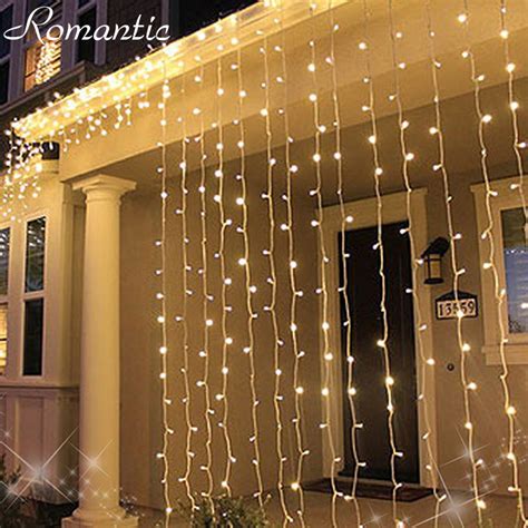 33m 300leds Icicle Curtains String Light Outdoor Warm White Wedding