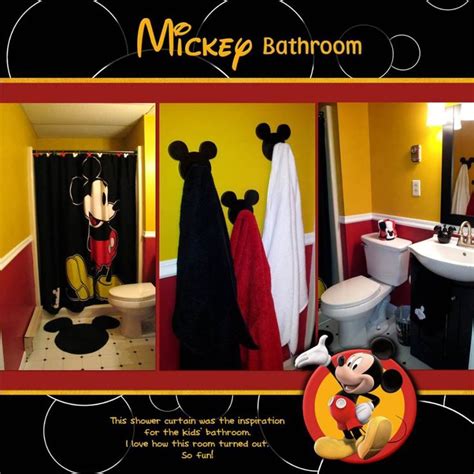 Mickey mouse bathroom decor is a special treat for those of us who are rabid disney fans. 110 best images about Mickey Mouse bathroom on Pinterest ...