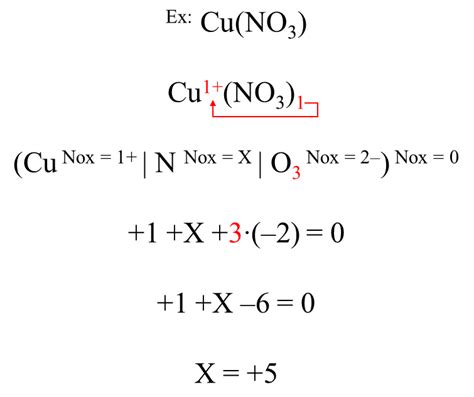 Imperial Química Número De Oxidação Nox