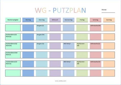 Du kannst die ausgewählte putzplan vorlage gerne herunterladen und ausdrucken. WG Putzplan Vorlage | Haushaltsplaner, Putzplan, Planer