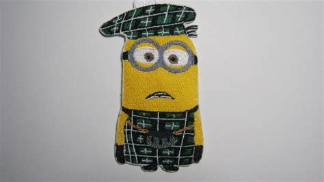 Despicable Me Scottish Two Eyed Minion In Kilt And Tam