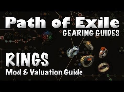 Last updated on august 14th, 2020. Path of Exile Gearing Guide: RINGS (Ring Mod & Valuation ...