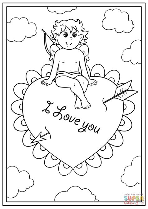 Sending a romantic sms is a great way to make your man feel good anytime, anywhere. "I Love You" Card coloring page | Free Printable Coloring ...