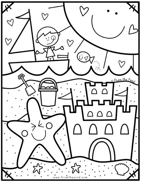 Summer Coloring Pages For Kindergarten At Getcoloringscom Free Summer