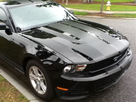 Any Pics Of Matte Black Racing Stripes The Mustang Source Ford