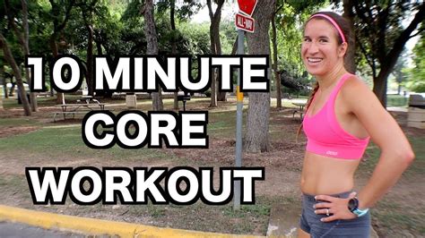 10 Minute Six Pack Workout For Runners Youtube