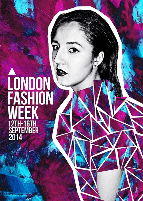 Jamie Cartwright © London Fashion Week Poster Using Photoshop Mixed