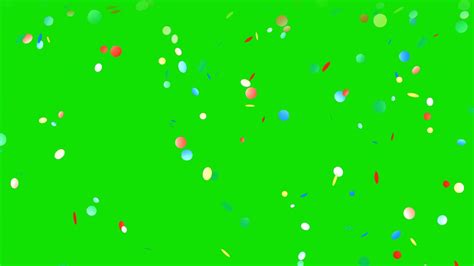 Falling Confetti Green Screen Effect Youtube