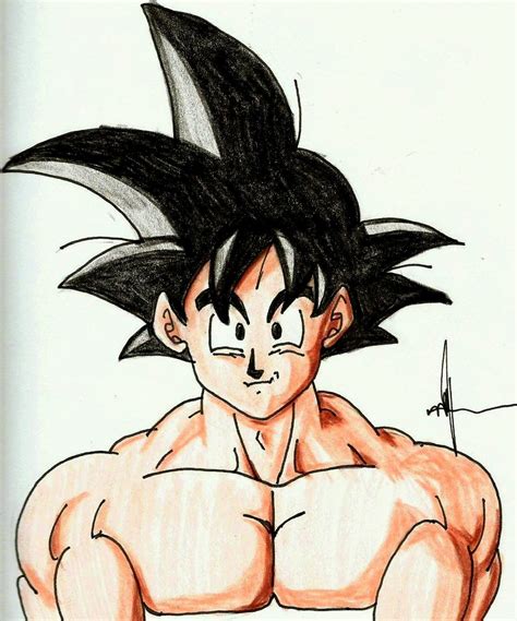 Dibujando A Mano Goku 2 Dragon Ball Z