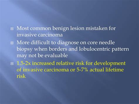 Ppt Microcalcification In Benign Breast Disease Powerpoint Presentation Id