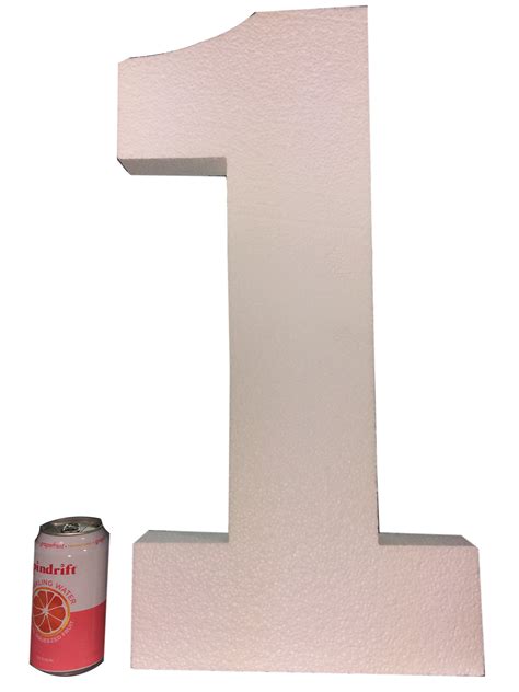 24 Inch Large Foam Numbers Number 1