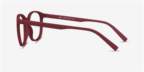 aloe round crimson full rim eyeglasses eyebuydirect canada