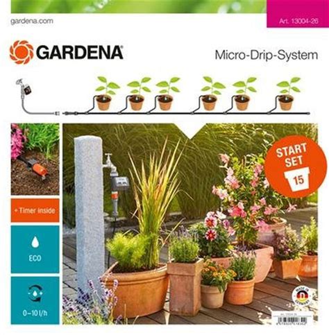 Kit Dirrigation Gardena Micro Drip System Pour 15 Pots Avec