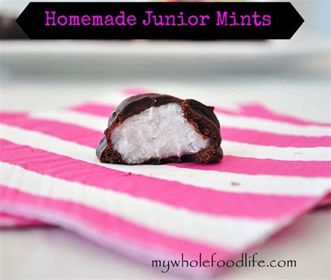 Homemade Junior Mints Recipe My Whole Food Life